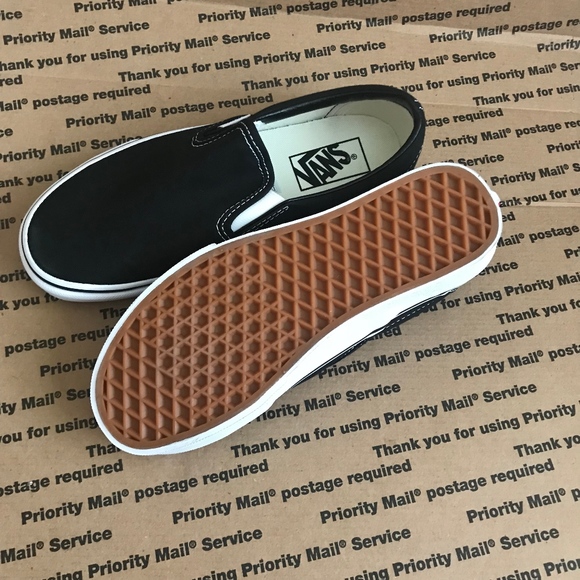 Vans Classic Slip-On Black/White - Picture 3 of 5